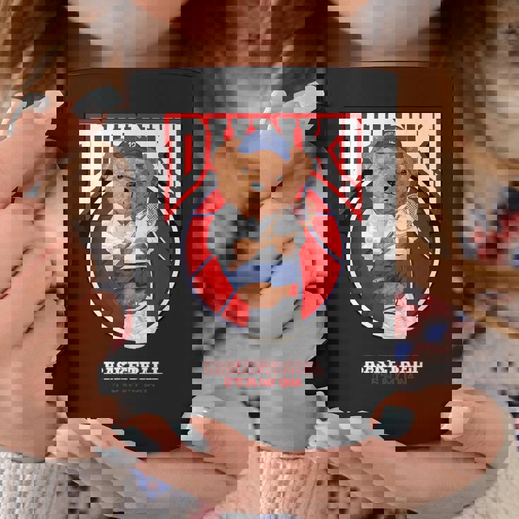 The Legend Teddy Bear Basketballlam Dunk Cool Basketball コーヒーマグ 面白い贈り物