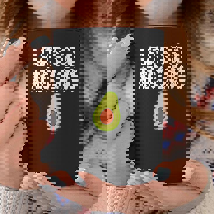 Let's Go アボカドユーモアジョーク ユニセックス アボカド中毒者 コーヒーマグ 面白い贈り物