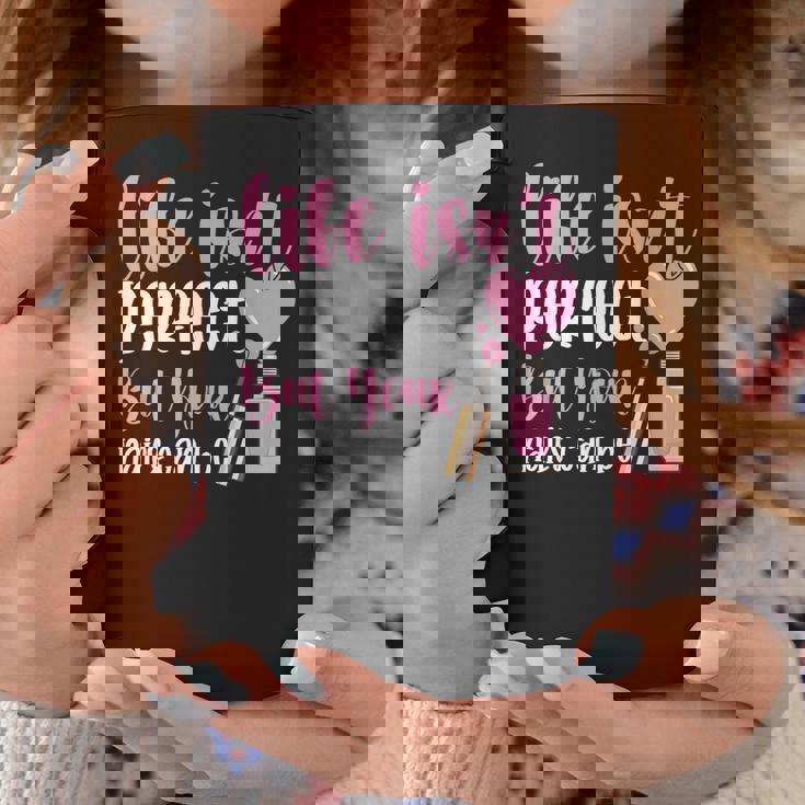 Life Isn't Perfect But You Nails Can Be Manicurist ネイルテック コーヒーマグ 面白い贈り物