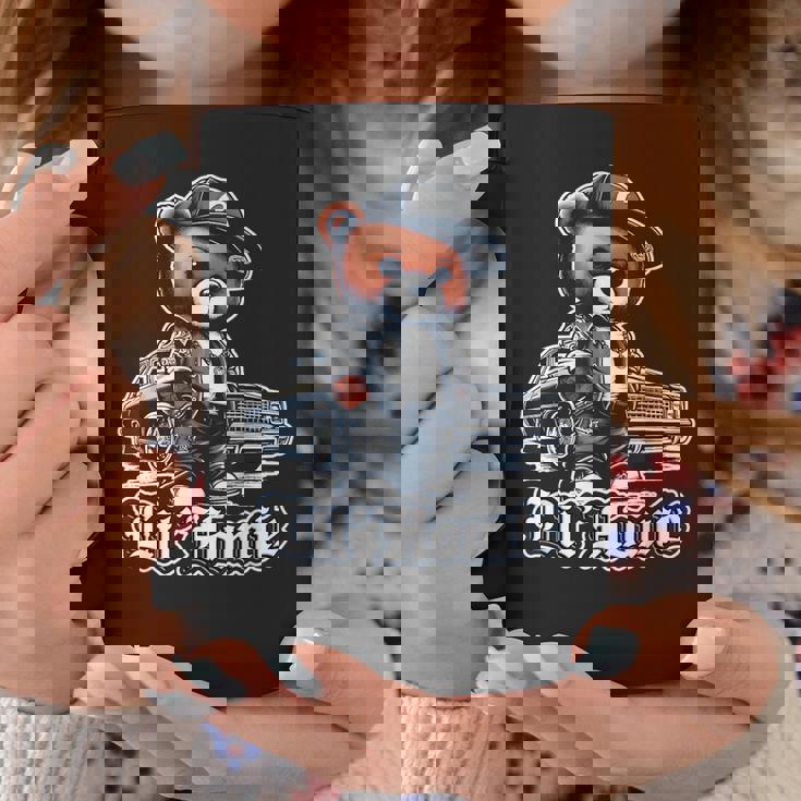 Lil Homie Lowrider かわいいテディベア ヒップホップ ローライダー チカーノ コーヒーマグ 面白い贈り物