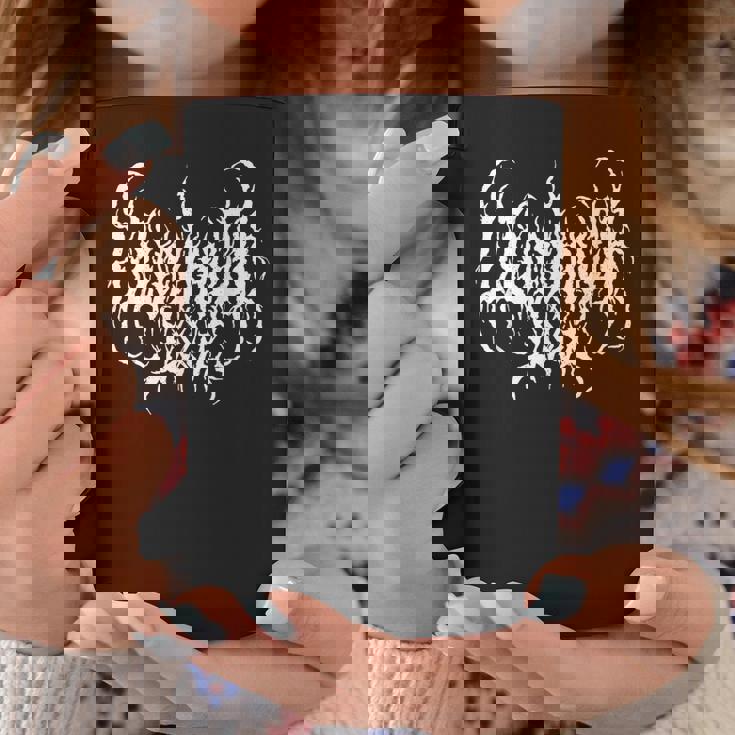 Live Life Laugh Love デスメタルスタイル コーヒーマグ 面白い贈り物