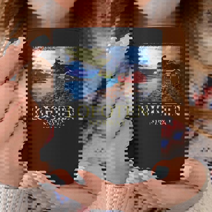 Lofoten ノルウェー キャビン ノルディック フィヨルド ベルゲン オーロラ コーヒーマグ 面白い贈り物