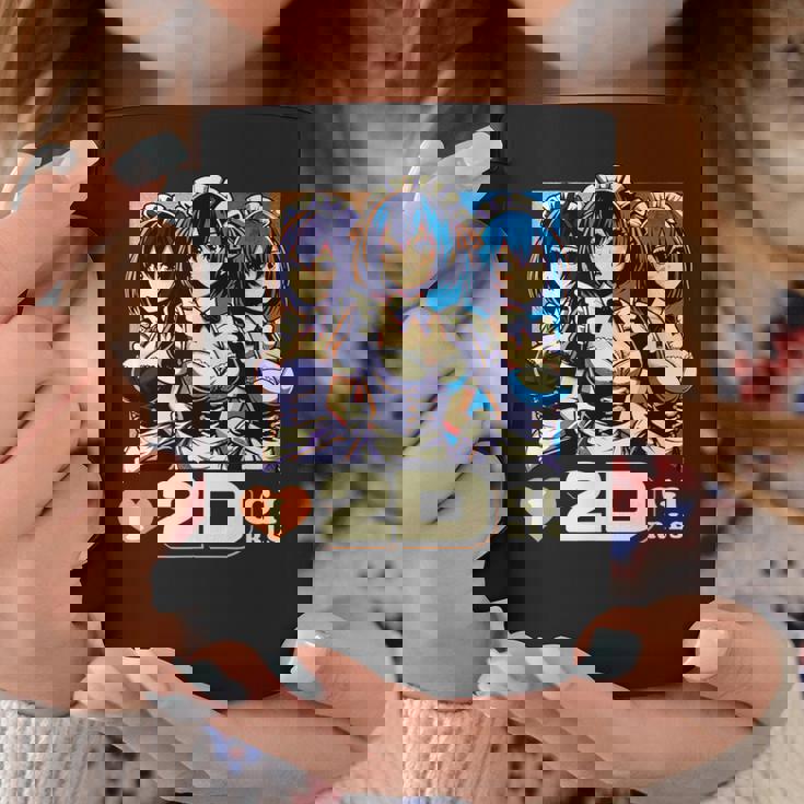 I Love 2D Girls ファニーメイド アニメ マンガ Manwha Waifu Otaku コーヒーマグ 面白い贈り物