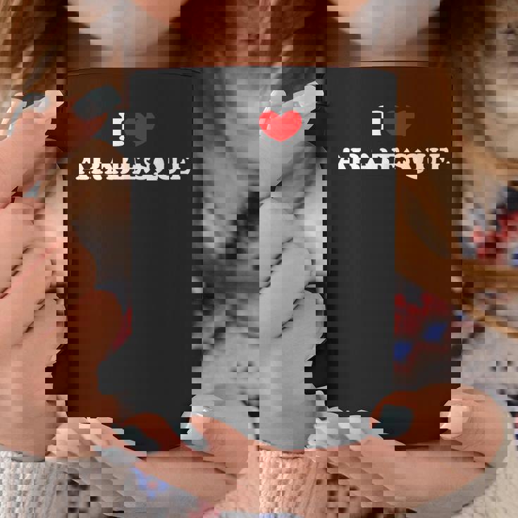 I Love Arabesque I Heart アラベスク コーヒーマグ 面白い贈り物