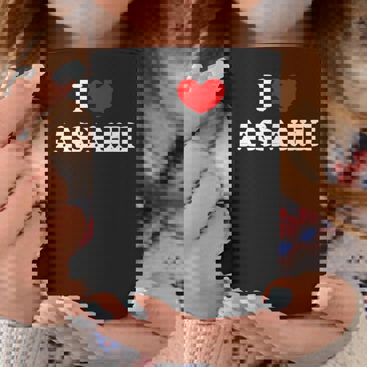 I Love Asahi 私は愛する Asahi コーヒーマグ 面白い贈り物