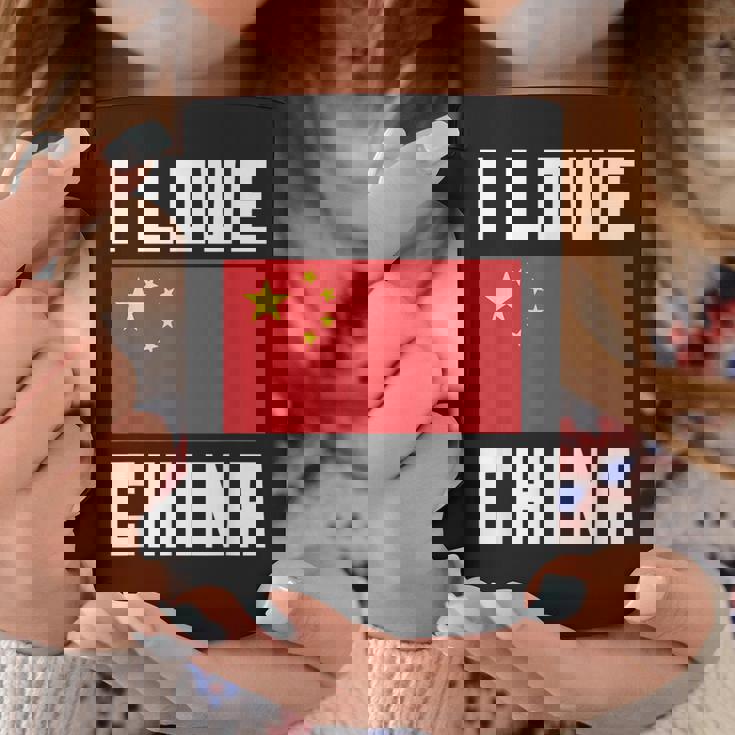 I Love China I Heart China 家族旅行 中国国旗 コーヒーマグ 面白い贈り物