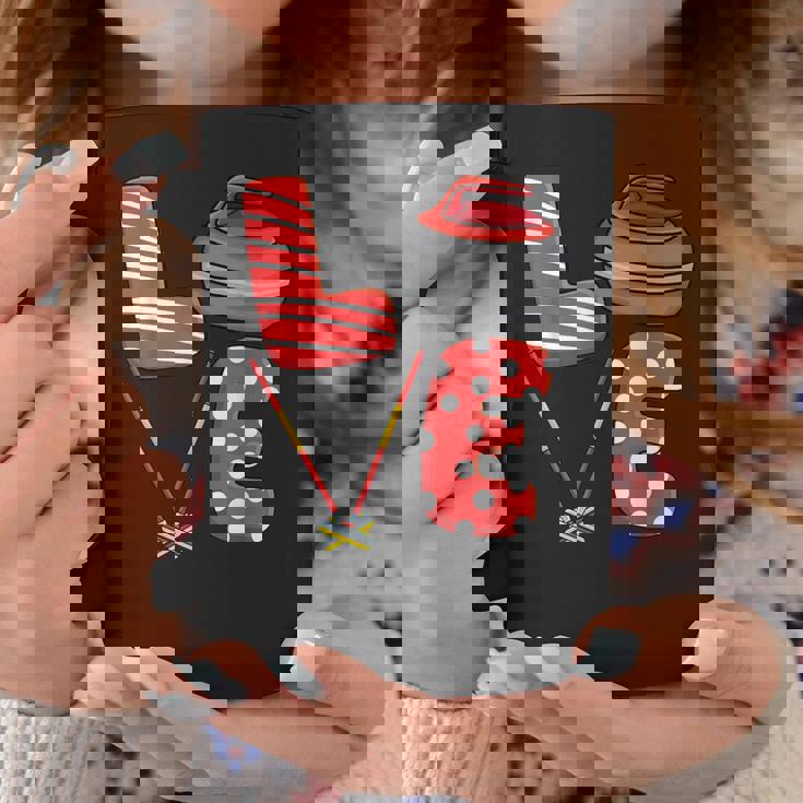 Love Curling ほうき スクワッド カーラー カーリング バレンタインデー コーヒーマグ 面白い贈り物