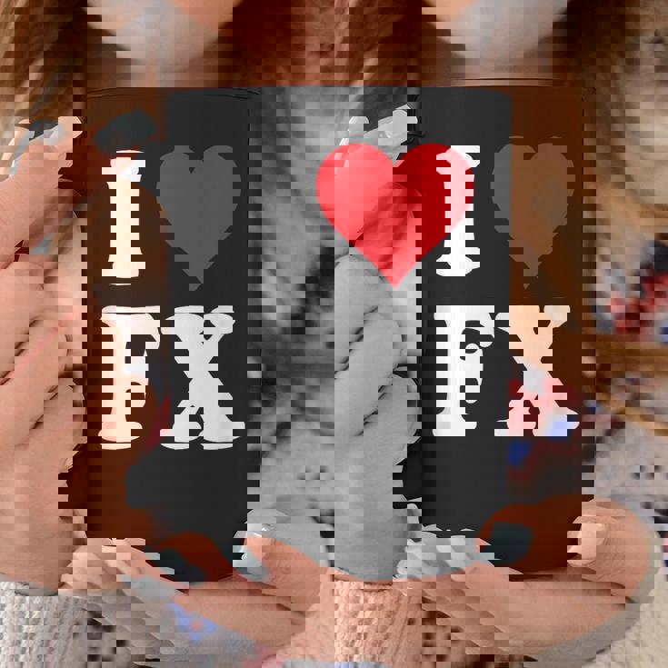 I Love Fx イニシャル I Heart FX 名前 F X コーヒーマグ 面白い贈り物