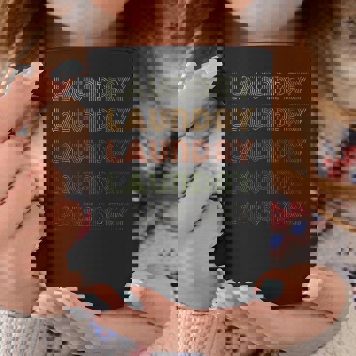 Love Heart Laundry Grunge ビンテージスタイル ブラック ランドリー コーヒーマグ 面白い贈り物