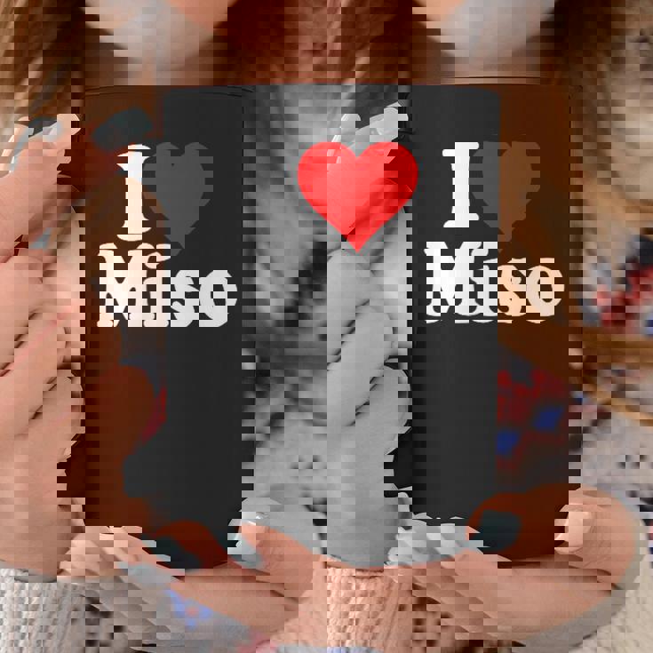 I Love Heart Miso 発酵大豆ペースト ミソスープ コーヒーマグ 面白い贈り物