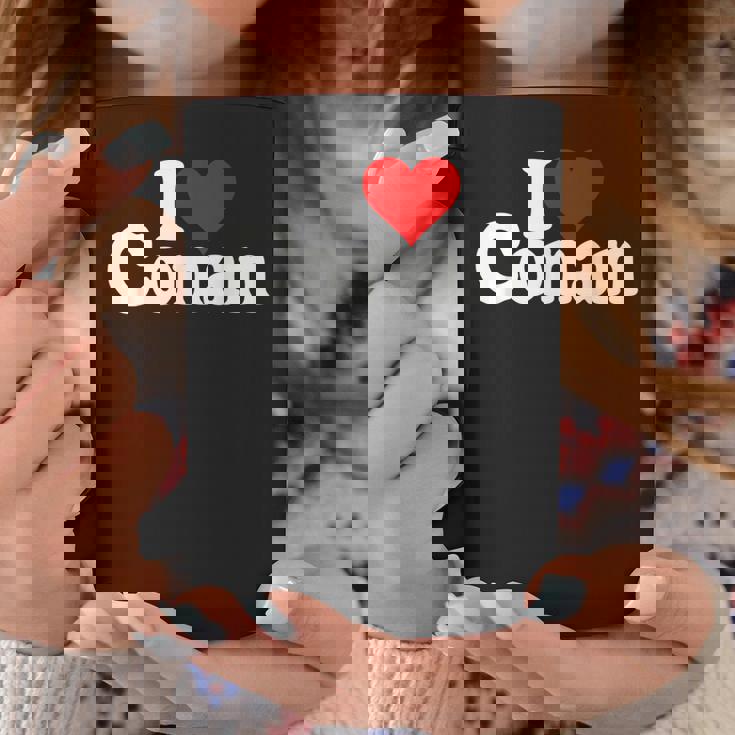 I Love Heart コナン ネームtシャツ コーヒーマグ 面白い贈り物