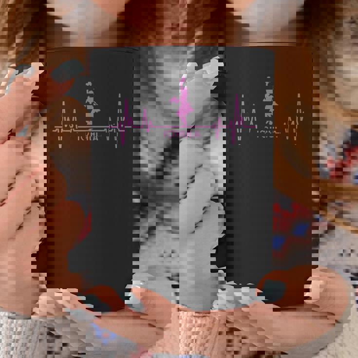 I Love Hula Dance ハワイアンフラダンスガール ファニーハートビート コーヒーマグ 面白い贈り物