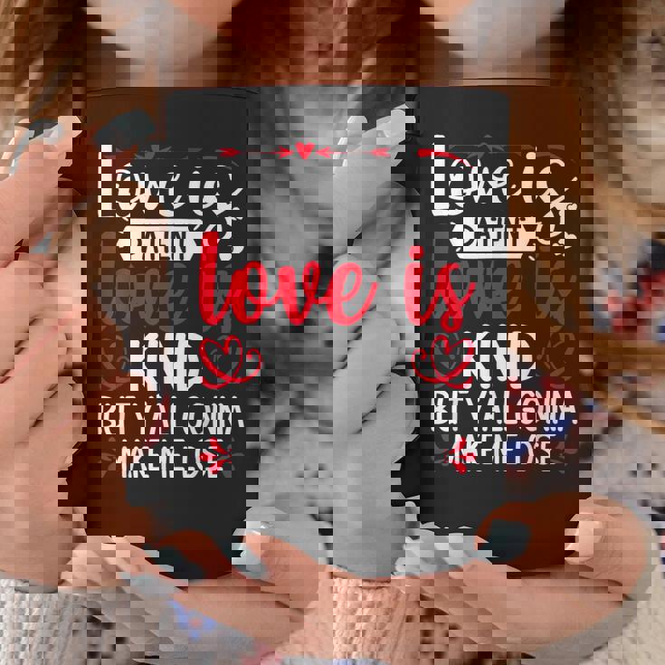 Love Is Patient But Y'all Make Me Lose My Mind Faith コーヒーマグ 面白い贈り物