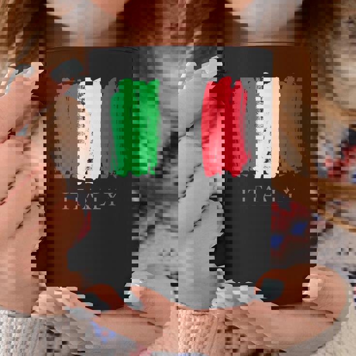 I Love Italy 、クールでキュートなイタリア国旗グラフィックデザイン コーヒーマグ 面白い贈り物