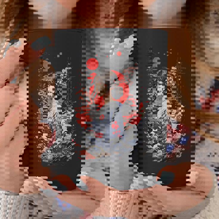 I Love Japan 東京都 日本の女の子 タトゥーアート コーヒーマグ 面白い贈り物