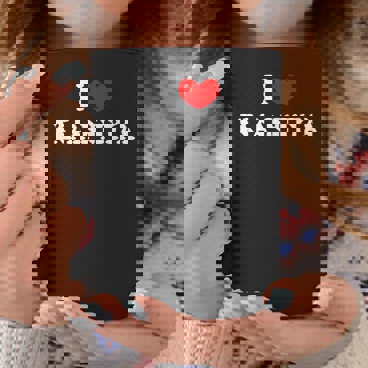 I Love Kaniya 私は愛する Kaniya コーヒーマグ 面白い贈り物