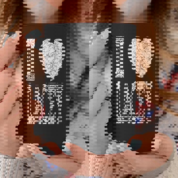 I Love Lacey バレンタイン ガールフレンド 女の子 娘 ハート 妻 コーヒーマグ 面白い贈り物