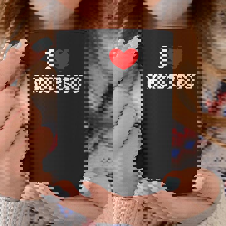 I Love Mutsu 私は愛する Mutsu コーヒーマグ 面白い贈り物