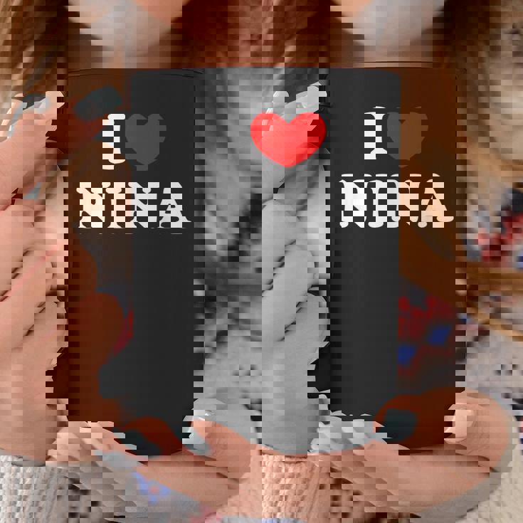 I Love Nina 私は愛する Nina コーヒーマグ 面白い贈り物