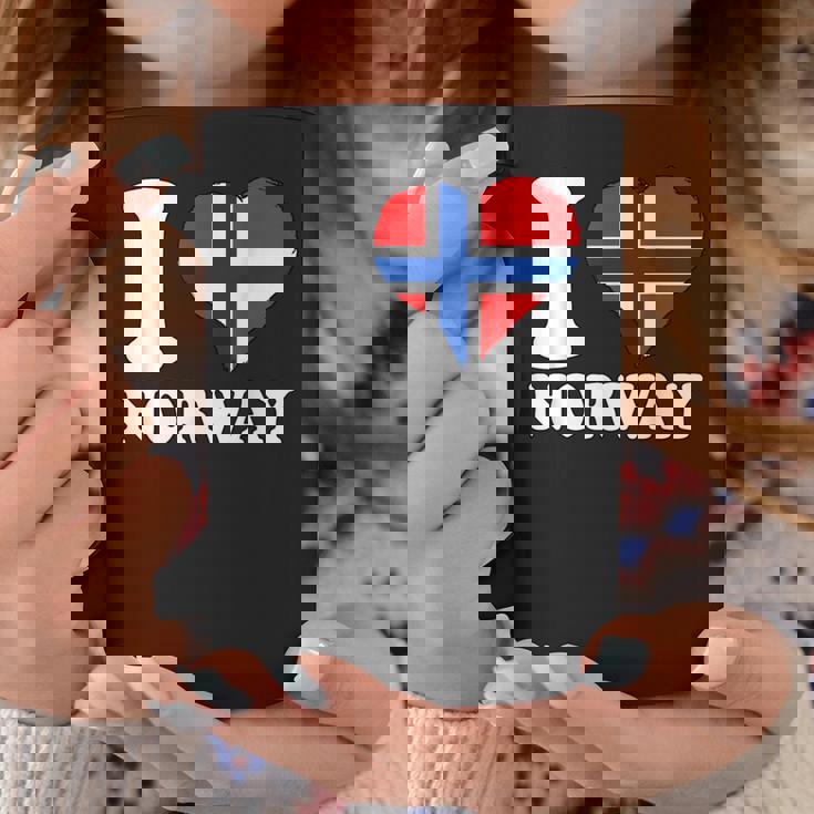 I Love Norwegian Pride ノルウェーのルーツ ノルウェー国旗 コーヒーマグ 面白い贈り物