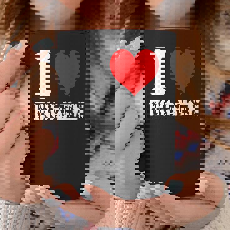 I Love Reggaeton Music コーヒーマグ 面白い贈り物