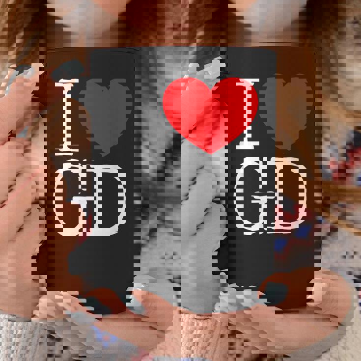 I Love ハート Gd コーヒーマグ 面白い贈り物