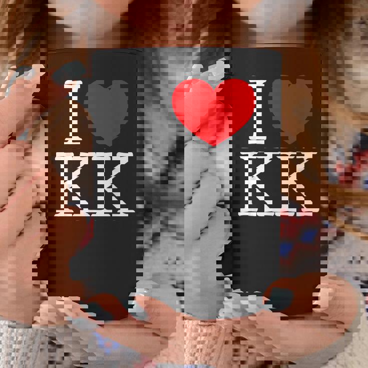 I Love ハート Kk コーヒーマグ 面白い贈り物