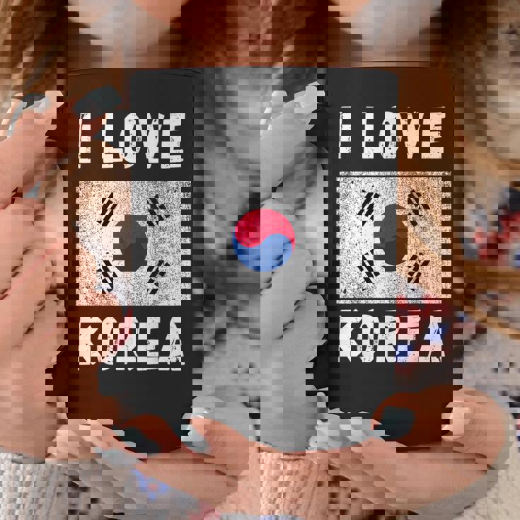 I Love 韓国 韓国 家族 旅行 お土産 コーヒーマグ 面白い贈り物