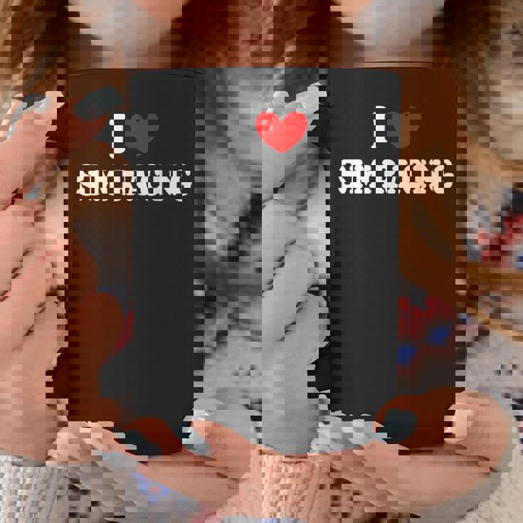 I Loveim Racing ゲームホイールレースシミュレーター シムレーサー コーヒーマグ 面白い贈り物