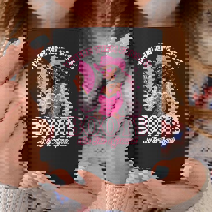 Where Them Fans At Boots On Da Ground Melanin Black Cowgirl Coffee Mug Personalized Gifts Where Them Fans At Boots On Da Ground Melanin Black Cowgirl Coffee Mug Personalized Gifts