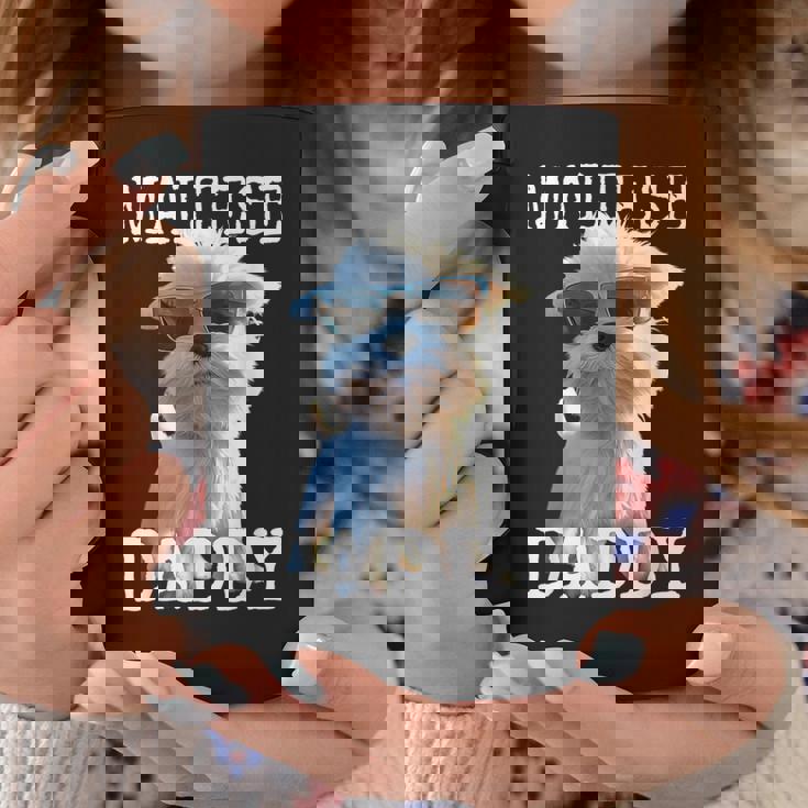 Maltese Daddyマルチーズ お父さん 犬 お父さん 父の日 お父さん スウィート・マルチーズ コーヒーマグ 面白い贈り物