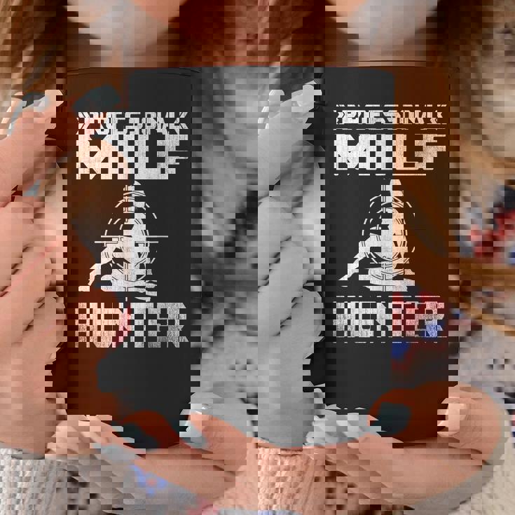 Milf Hunter シングルホットダディ アダルトジョーク コーヒーマグ 面白い贈り物