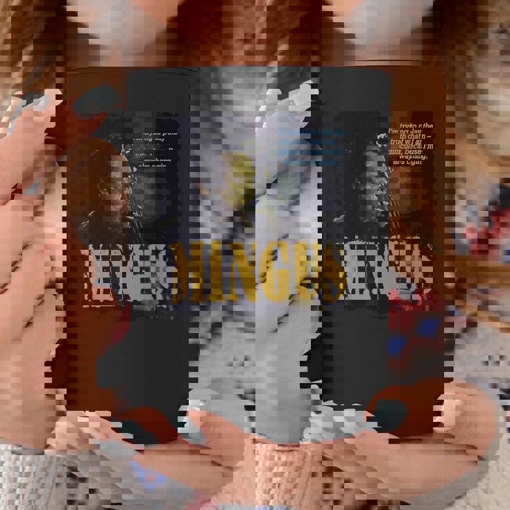 Mingus Jazz Wisdom Bassist ミュージシャン コーヒーマグ 面白い贈り物