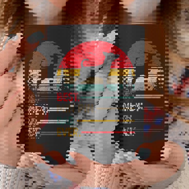 Miniature Pinscher Best Dad Ever Dogintage Retro Men Tazze Regalos divertidos