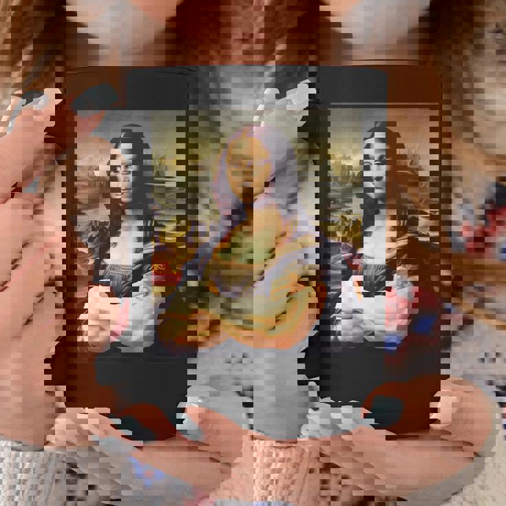 Mona Lisa Bodybuilding Mona Lisa Muscle Gym Workout コーヒーマグ 面白い贈り物