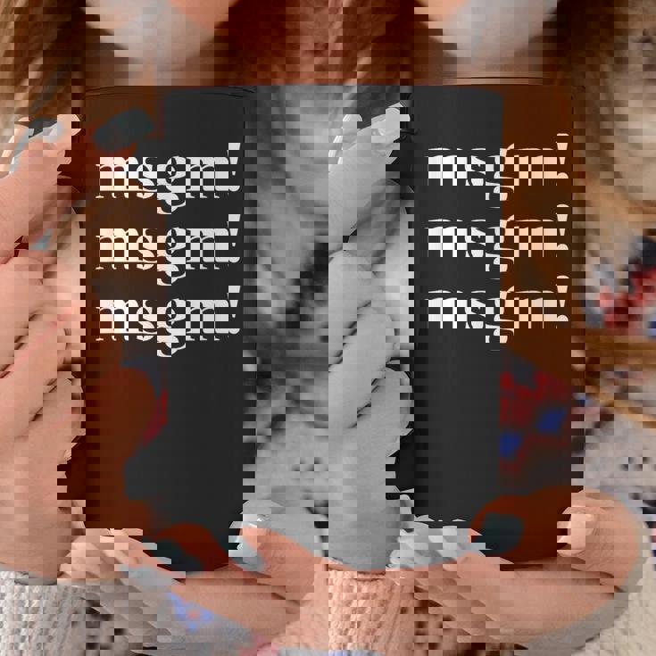 Msgm Message Me 。 コーヒーマグ 面白い贈り物