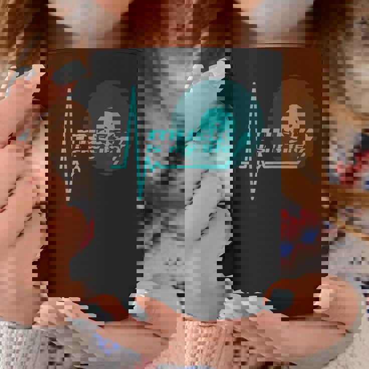 Music Is My Life Quote テクノハウス ダブ ステップ トランスハウス コーヒーマグ 面白い贈り物