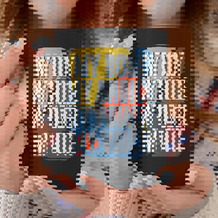 My Body Choice Power Andoice フェミニストポジティブ コーヒーマグ 面白い贈り物