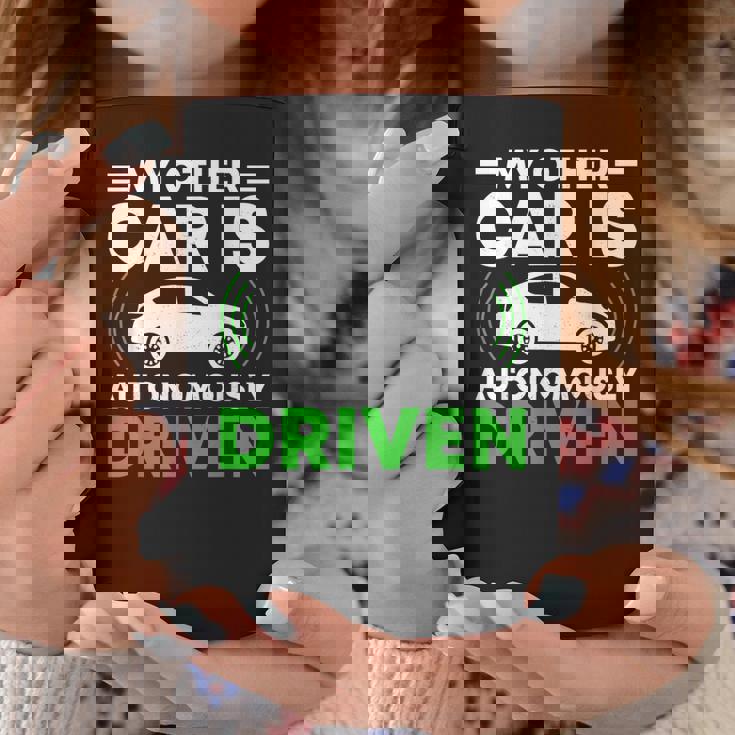 My Other Car Is Autonomally Drived Tech ユーモア コーヒーマグ 面白い贈り物