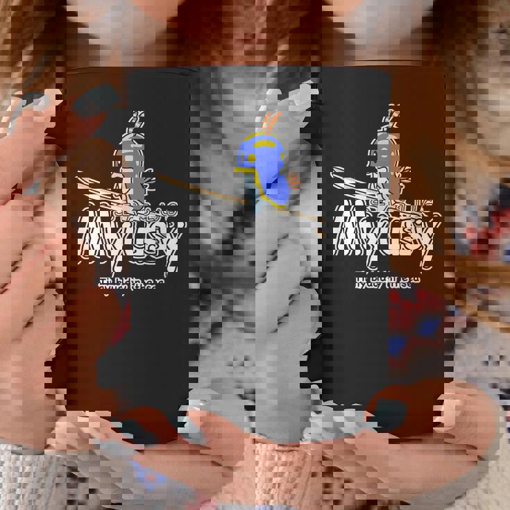 Myusy Wave Waiting コーヒーマグ 面白い贈り物