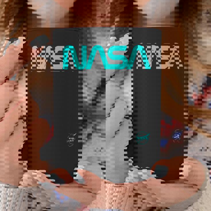 Nasaワームと記章のロゴ コーヒーマグ 面白い贈り物