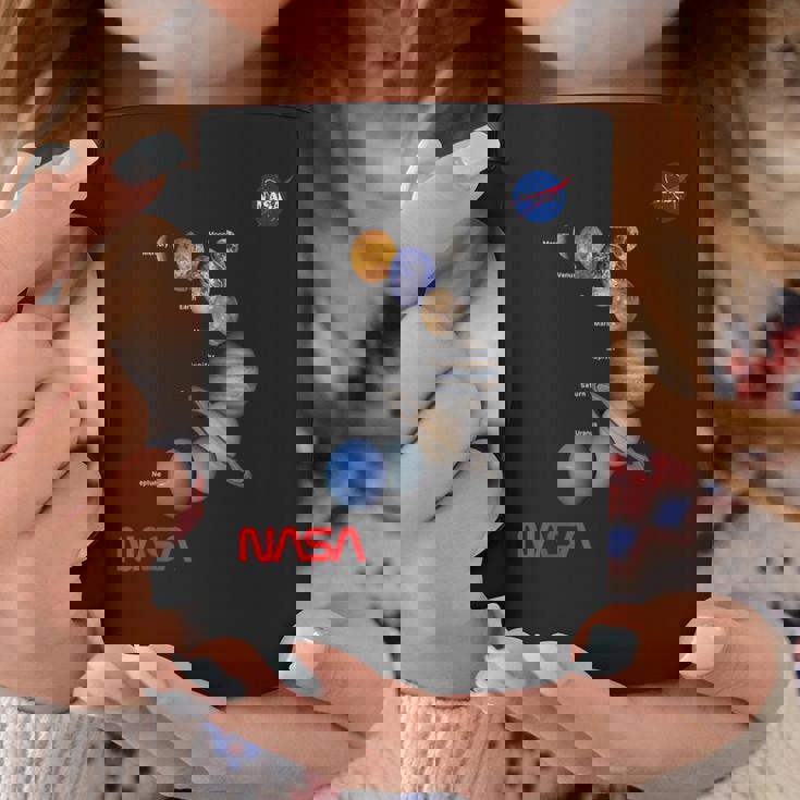 Nasa太陽系惑星ワーム記章ロゴ コーヒーマグ 面白い贈り物