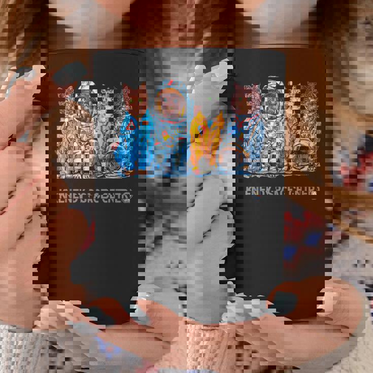 Nasa宇宙飛行士宇宙-猫の飛行服は両側で涼しい コーヒーマグ 面白い贈り物