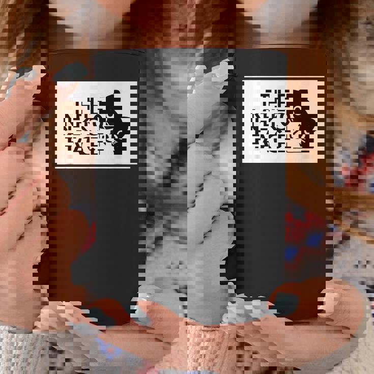 The Neko Face ザ・ネコ・フェイス『ノラネコさん』猫 ハチワレ パロディ ゆるくて かわいい 面白 イラスト コーヒーマグ 面白い贈り物