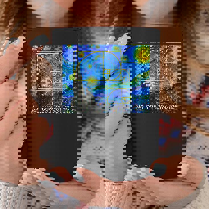 Nerdy 星月夜 フィボナッチ ゴールデン スパイラル 数学の先生 コーヒーマグ 面白い贈り物