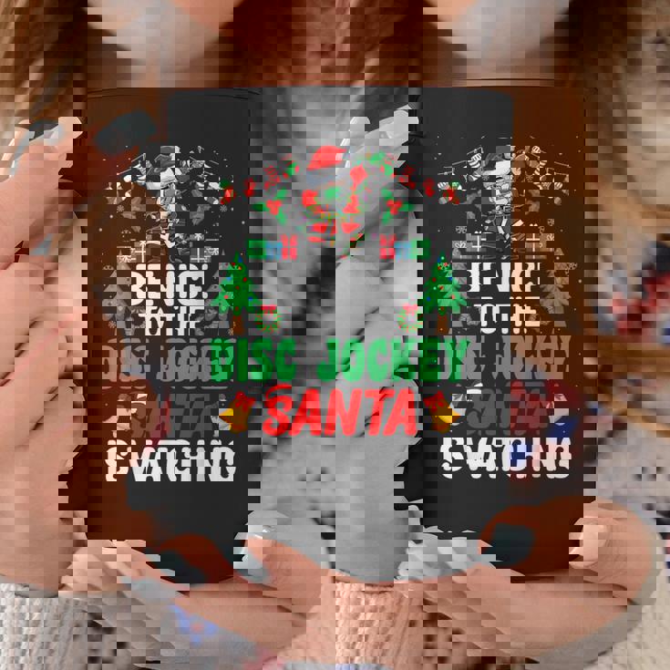 Be Nice To The Disc Jockeyanta Dj Disc Jockey Christmas コーヒーマグ 面白い贈り物