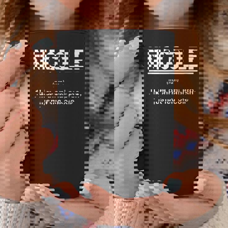 Nicole Definition ファニーファーストネーム ユーモアニックネーム ユニーク コーヒーマグ 面白い贈り物