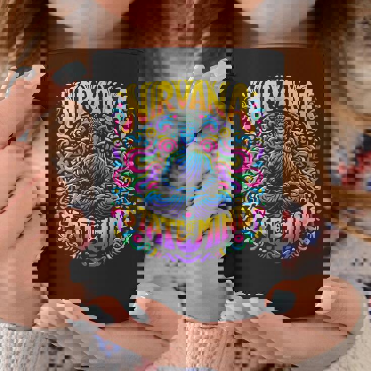 Nirvanatate Of Mind 瞑想 面白いグラフィックtシャツ コーヒーマグ 面白い贈り物