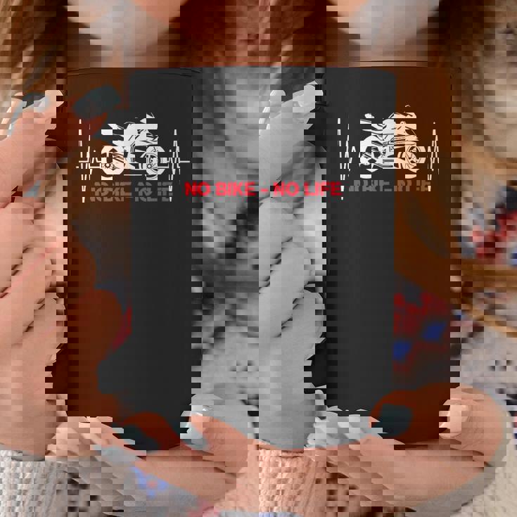 No Bike No Life 面白い オートバイ ハートビート コーヒーマグ 面白い贈り物