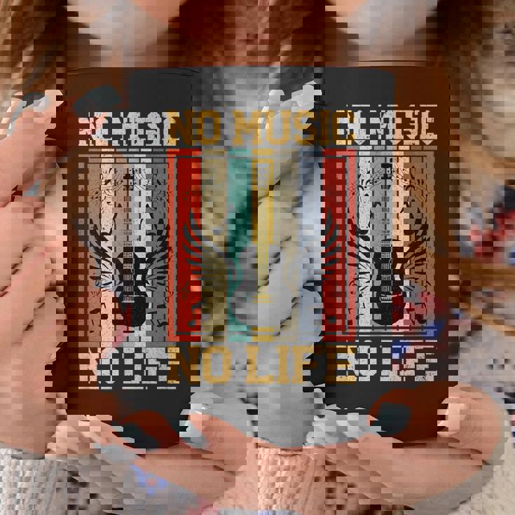No Music No Life 音符ミュージシャン コーヒーマグ 面白い贈り物